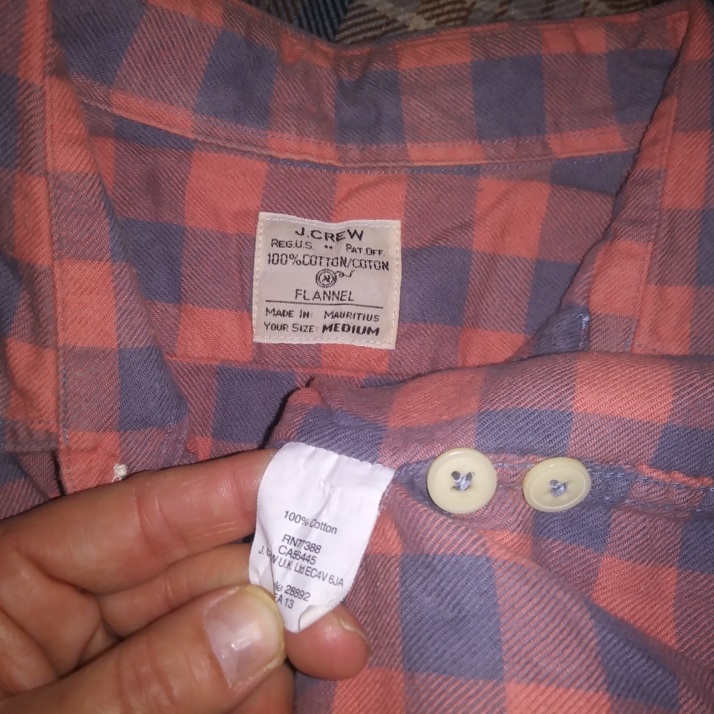 🏕J.Crew Flannel🏞 - Picture 4 of 6